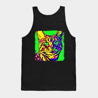 Toyger Pop Art - Cat Lover Gift Tank Top